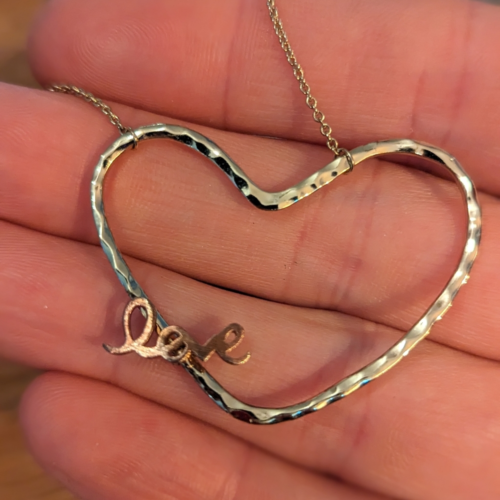 Unique heart necklace